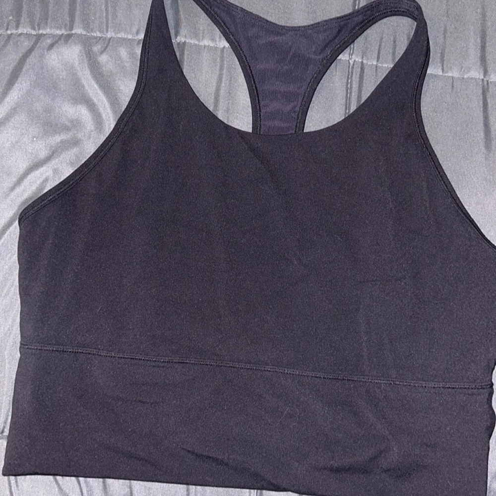 Black long line Stori by Katy Hearn sports bra